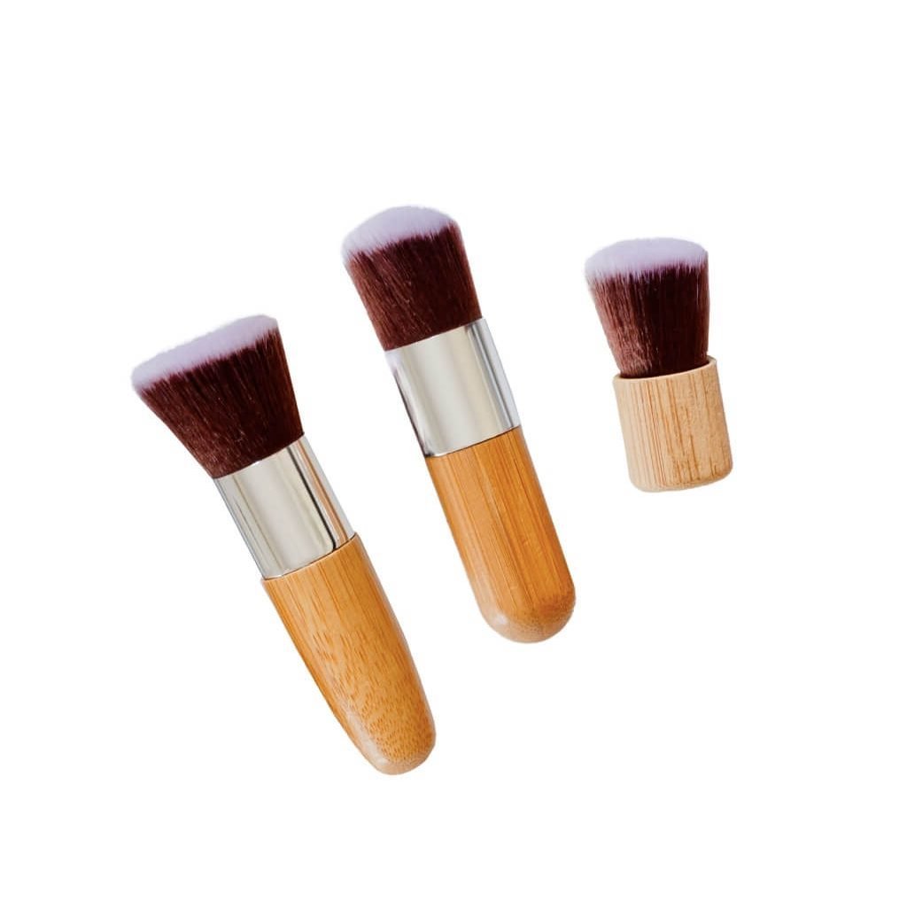 Poppy Sloane Bamboo Luxury Kabuki Trio Brush Set